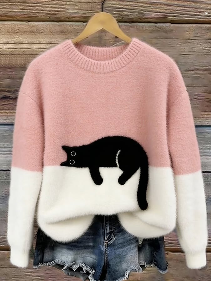 Gari | Sudadera de mujer con estampado de gato
