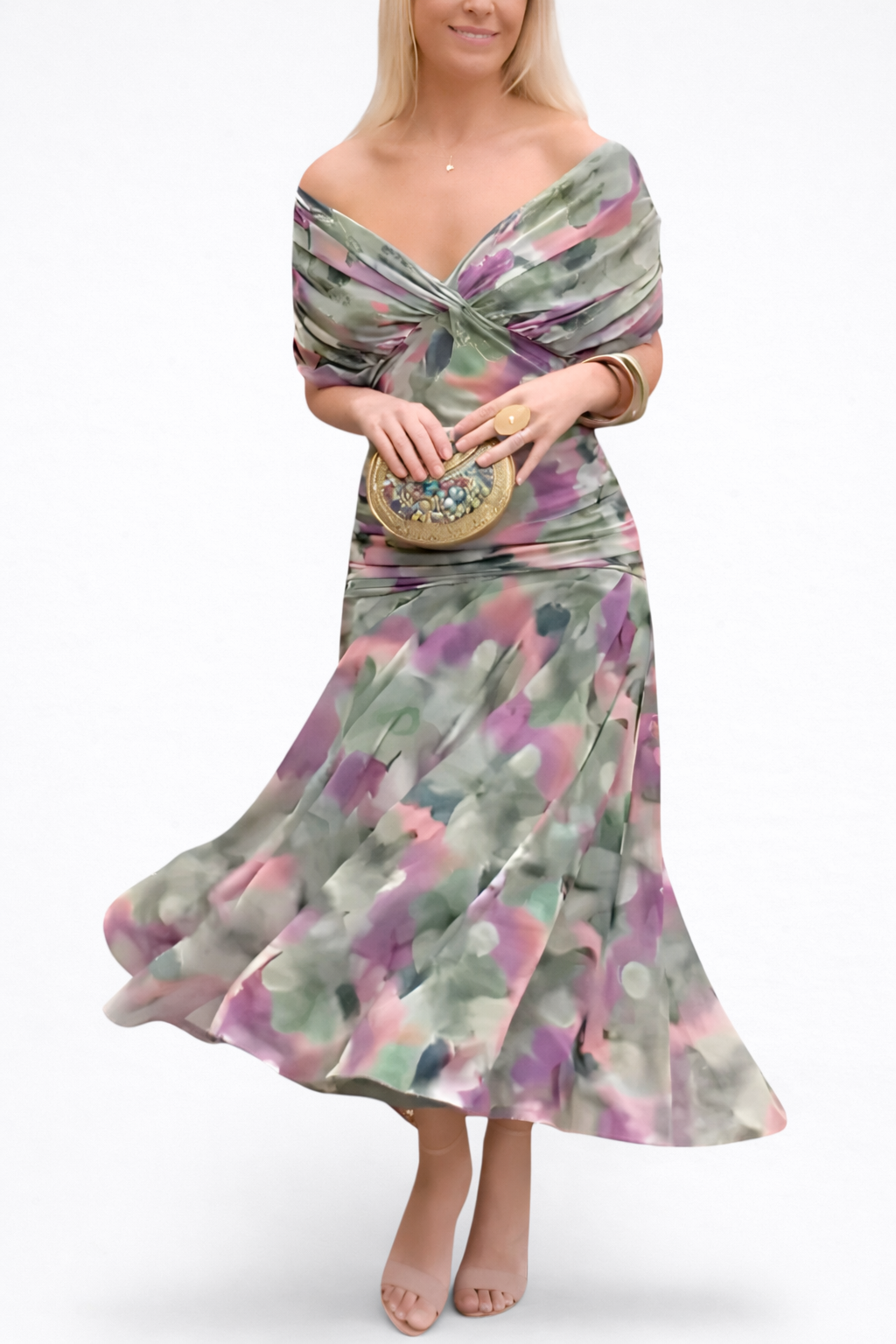 Velora™ | Vestido Largo con Escote en V