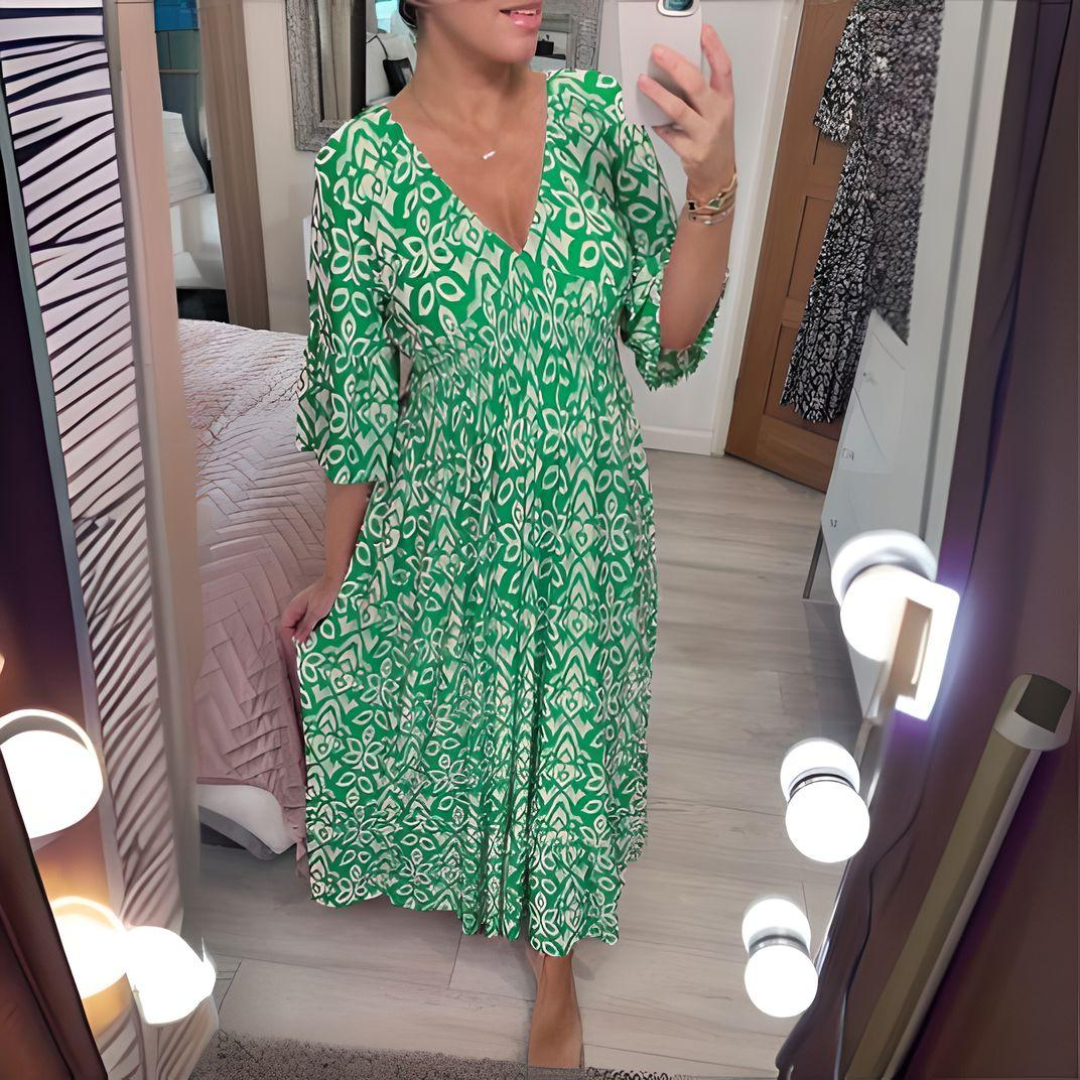 Lillia - Vestido Boho con Estampado