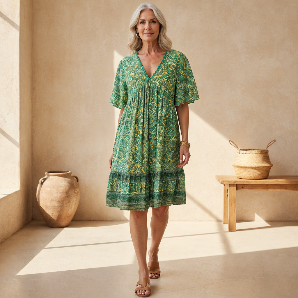 Quinley - Vestido Boho Swing