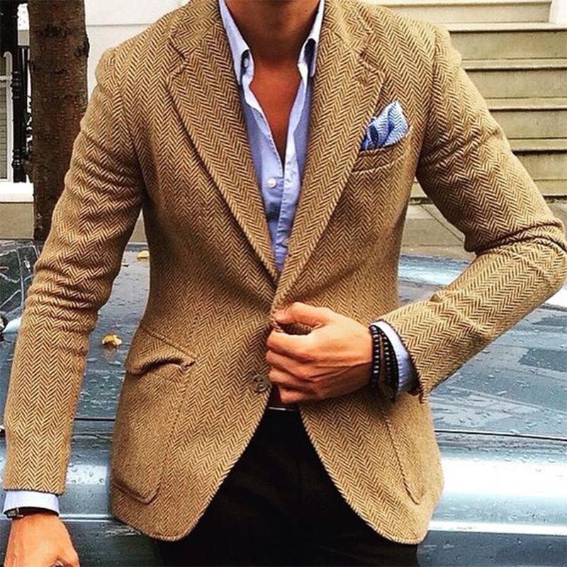 Emilio | Blazer vintage de lana con solapa clásica